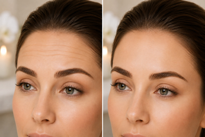 Botox Forehead Lines after
